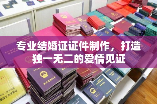 永登专业结婚证证件制作，打造独一无二的爱情见证