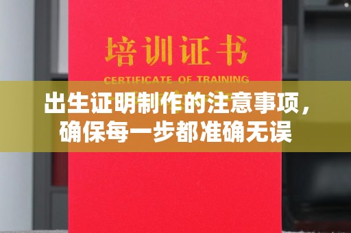 永登出生证明制作的注意事项，确保每一步都准确无误