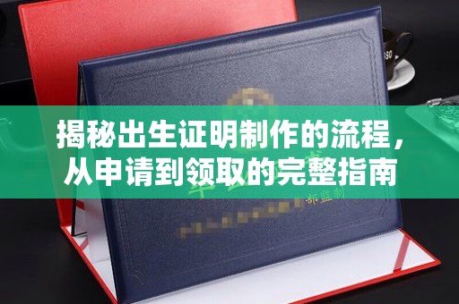 永登揭秘出生证明制作的流程，从申请到领取的完整指南