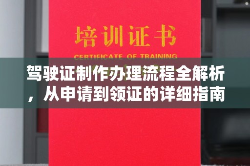 永登驾驶证制作办理流程全解析，从申请到领证的详细指南